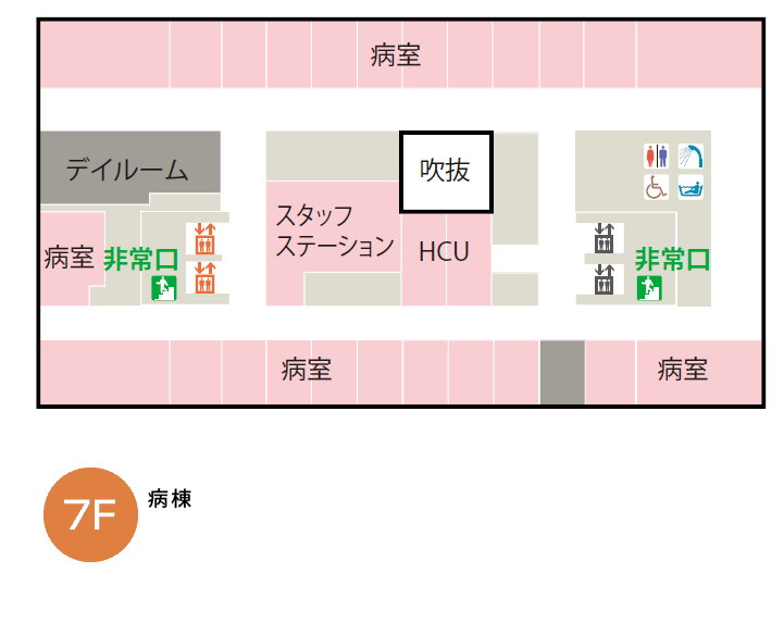 7Fフロアマップ